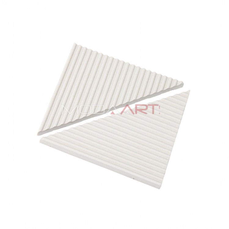 Kaymaz Çizgili İnce Köşe 12x12cm